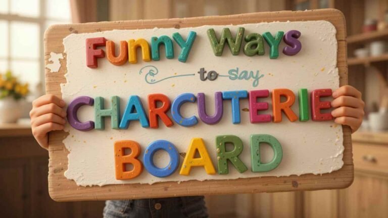 funny ways to say charcuterie board