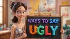 creative ways to say ugly