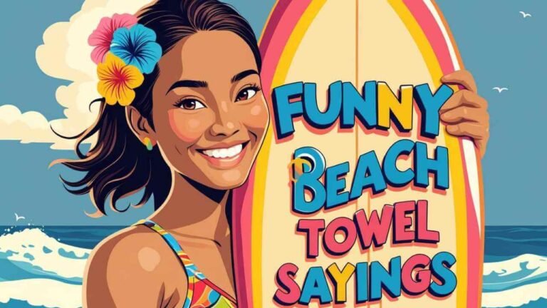 funny beach towel sayings