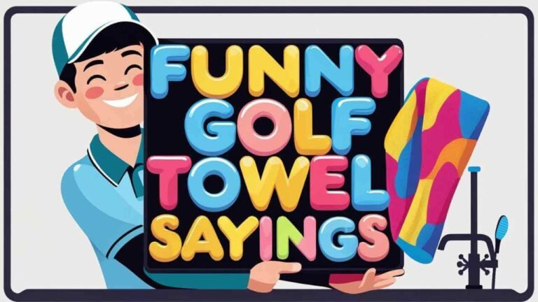 funny golf towel sayings