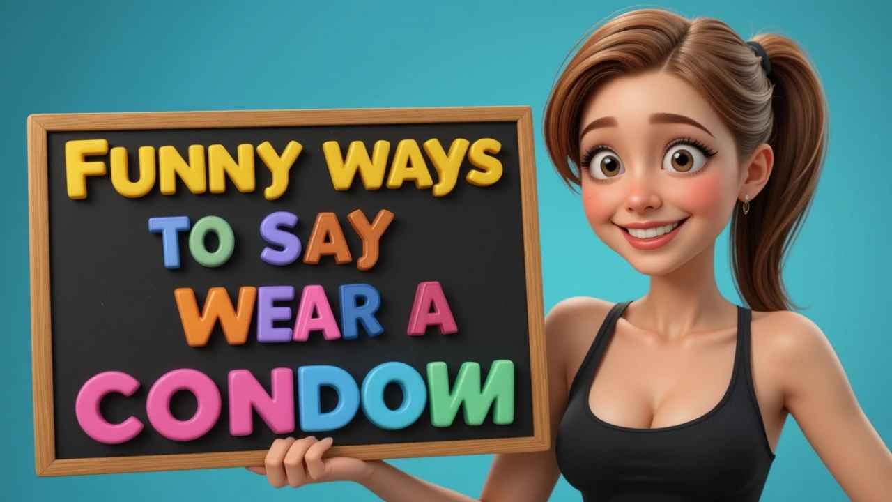 funny ways to say wear a condom