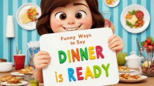 funny ways to say dinner is ready