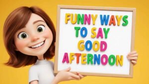 funny ways to say good afternoon
