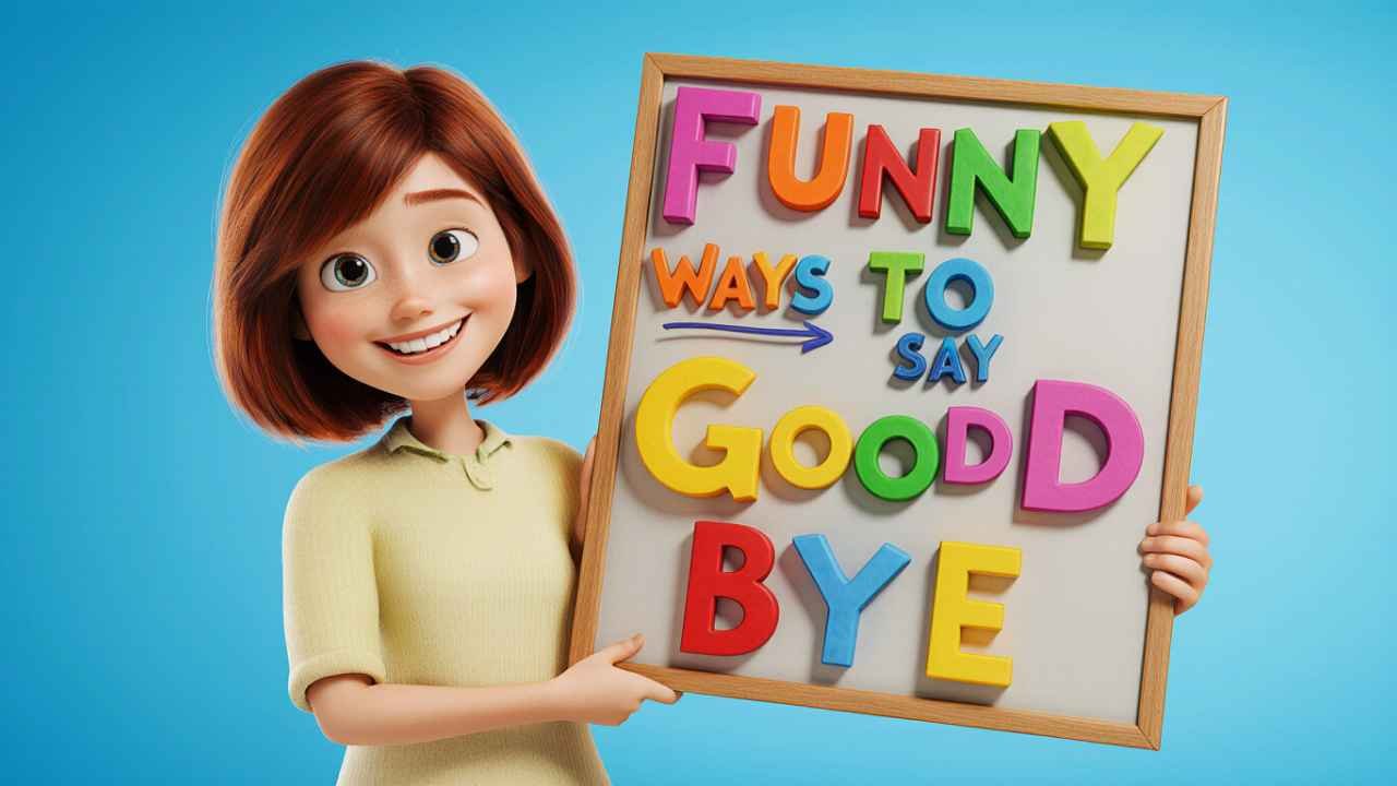 funny ways to say good bye