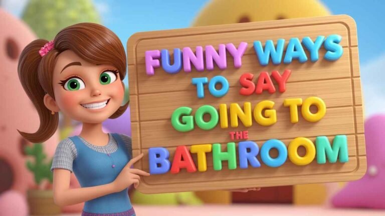 funny ways to say going to the bathroom