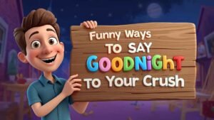 funny ways to say goodnight to your crush