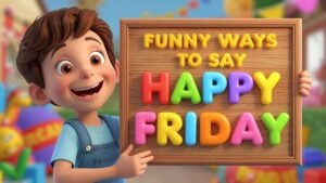funny ways to say happy friday