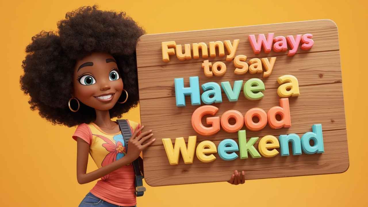 funny ways to say have a good weekend