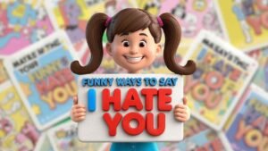 funny ways to say i hate you