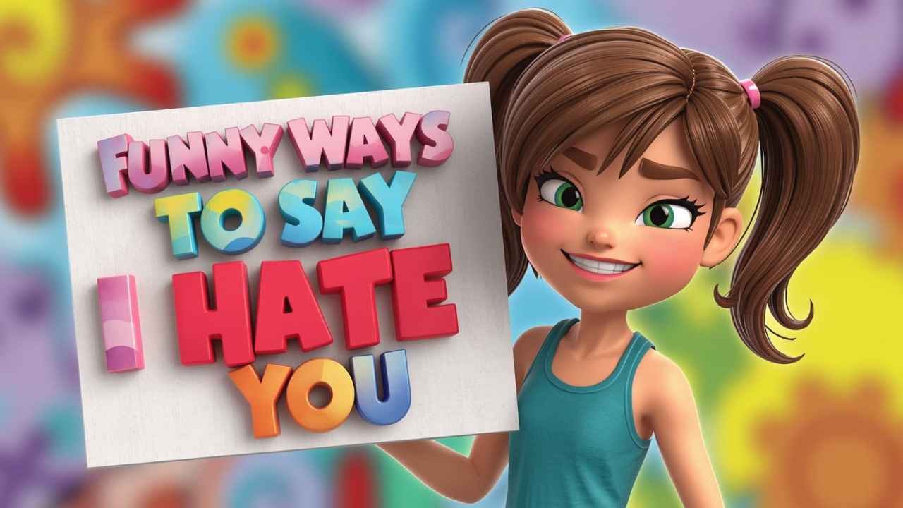 funny ways to say i hate you