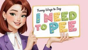 funny ways to say i need to pee