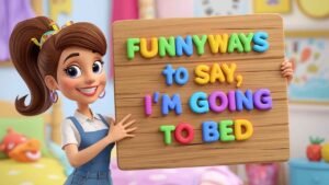 funny ways to say i'm going to bed