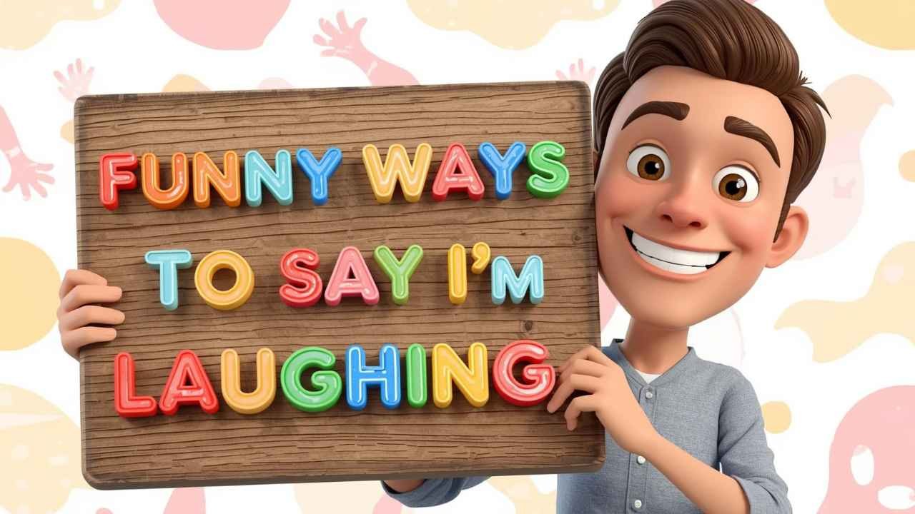 funny ways to say i'm laughing