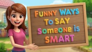 funny ways to say someone is smart