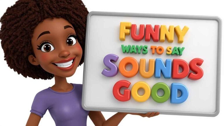 funny ways to say sounds good