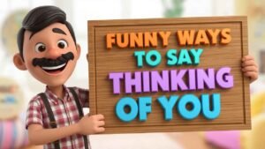 funny ways to say thinking of you