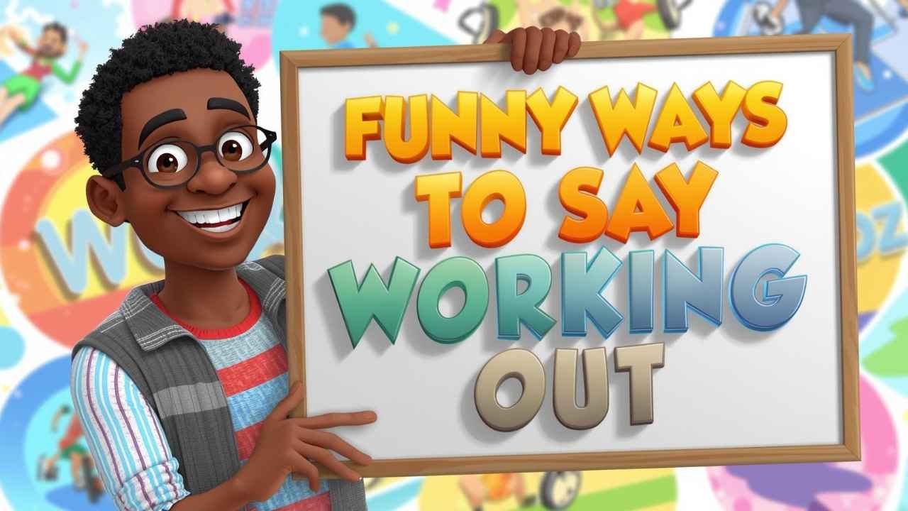 funny ways to say working out