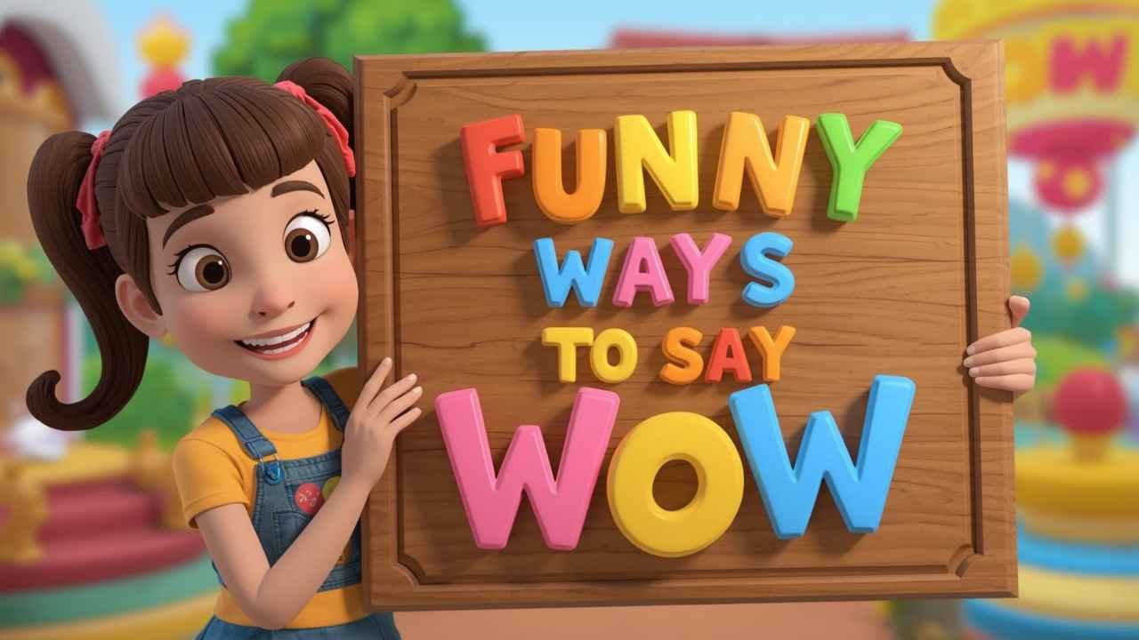 funny ways to say wow