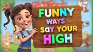 funny ways to say your high