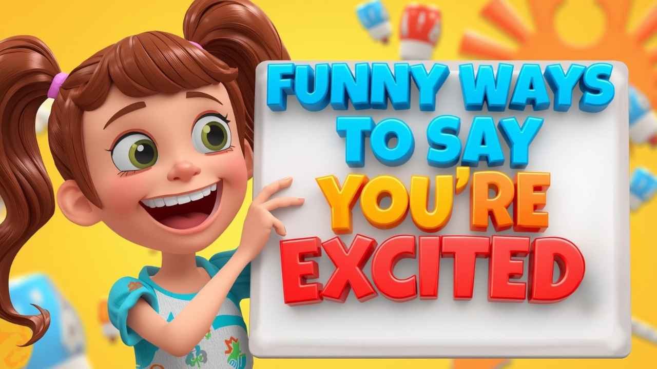funny ways to say you're excited