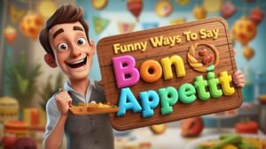 funny ways to say bon appetit