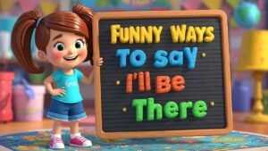 funny ways to say i'll be there