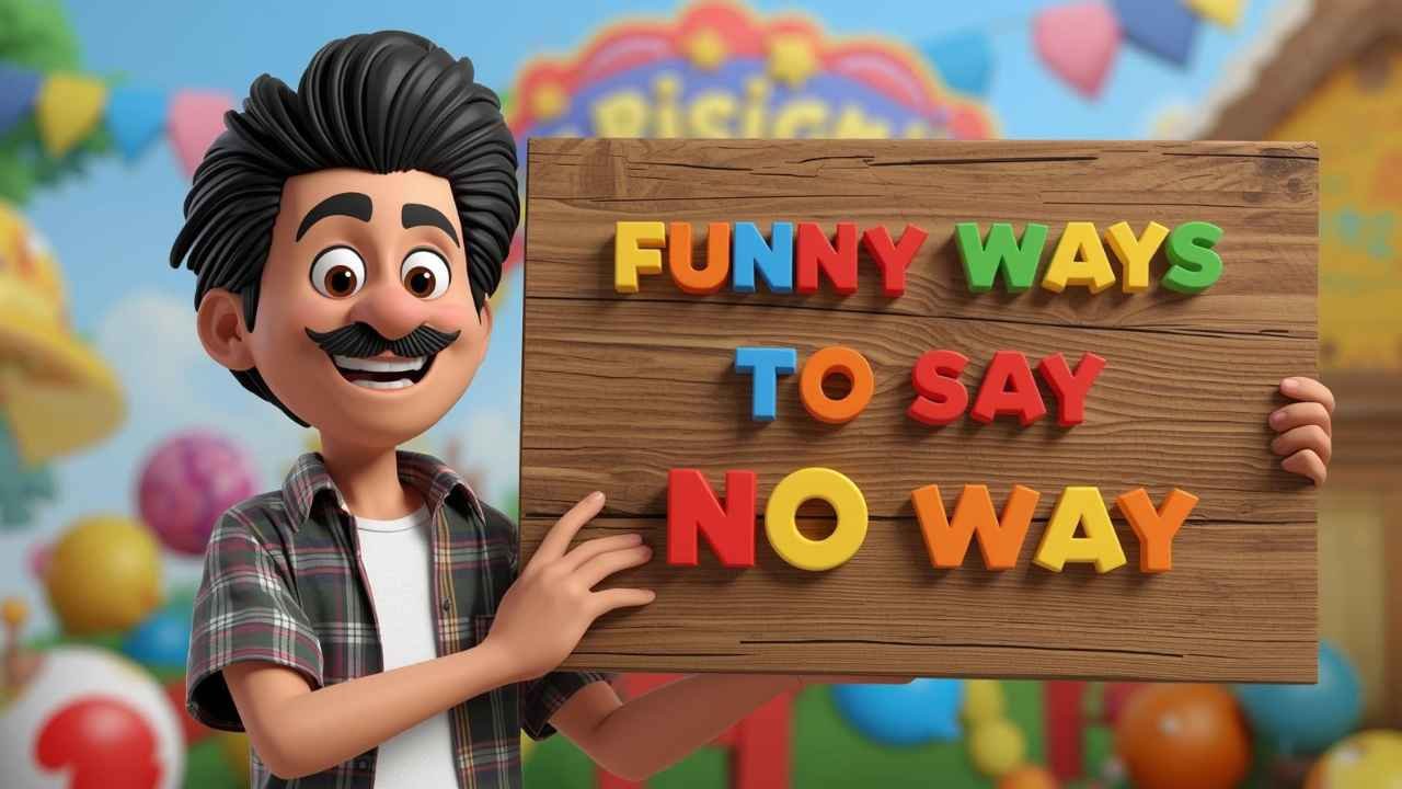 funny ways to say no way