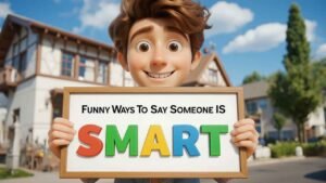 funny ways to say someone is smart