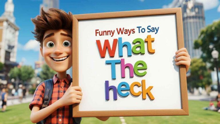 funny ways to say what the heck
