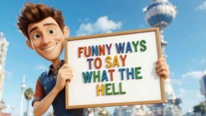 funny ways to say what the hell