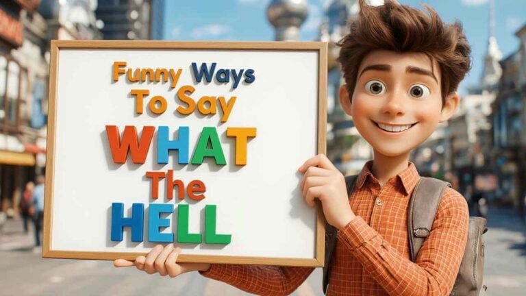 funny ways to say what the hell