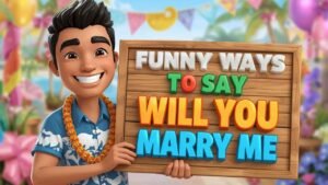 funny ways to say will you marry me