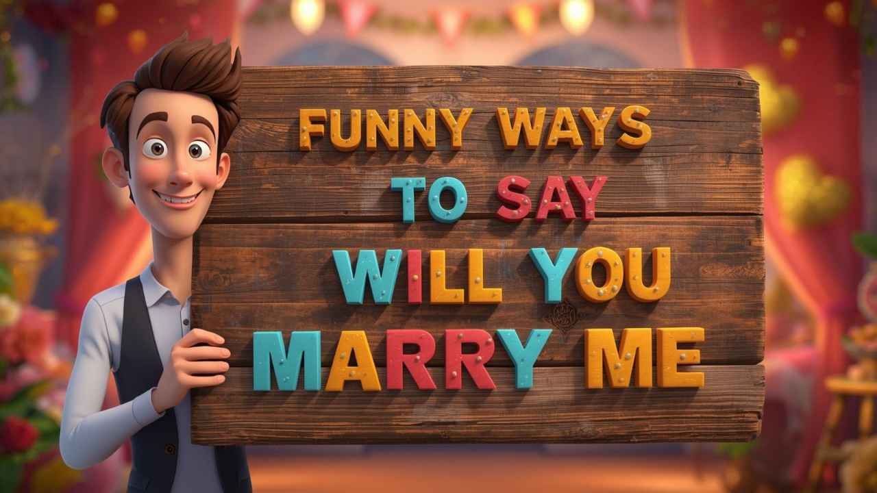 funny ways to say will you marry me