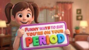funny ways to say you're on your period