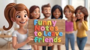 funny notes to leave friends