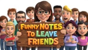 funny notes to leave friends