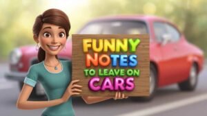 funny notes to leave on cars