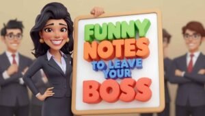 funny notes to leave your boss