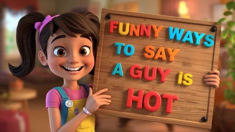 funny ways to say a guy is hot