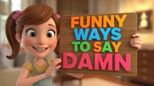 funny ways to say damn