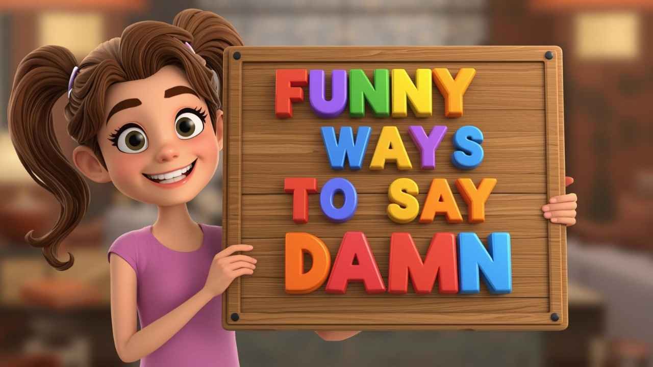 funny ways to say damn