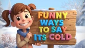 funny ways to say its cold