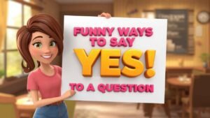 funny ways to say yes to a question