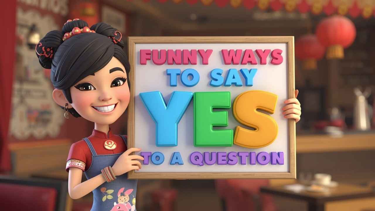 funny ways to say yes to a question