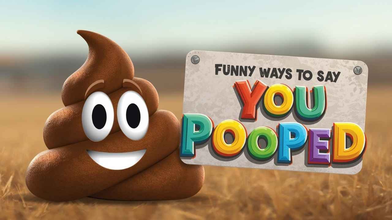 funny ways to say you pooped